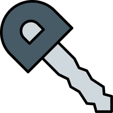 anahtar kilit güvenlik simgesi