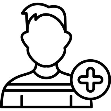 avatar kişi simgesi ana hatlar biçiminde