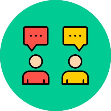 İnsan simgesinin vektör illüstrasyonu