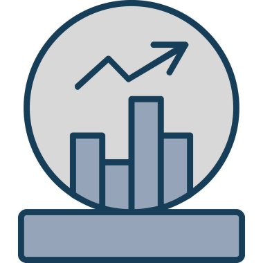Çizelge. Web simgesi basit illüstrasyon