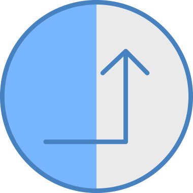 Ok. Web simgesi basit illüstrasyon