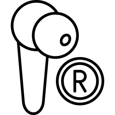 Mikrofon. Web simgesi basit illüstrasyon