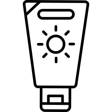 Elektrik ışık ampul vektör simgesi