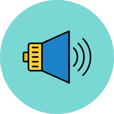 Hoparlör. Basit resimleme