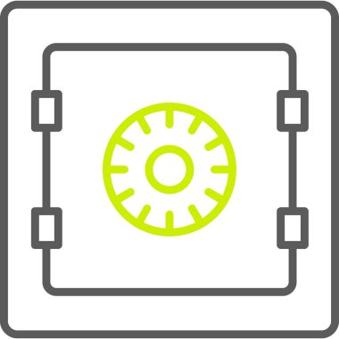 Tek izole çerçeve simgesinin vektör illüstrasyonu