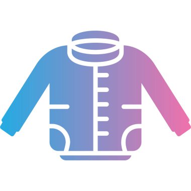 Tek bir izole simge tasarım elemanının vektör çizimi