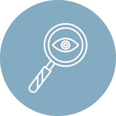 Göz simgesi vektör illüstrasyonu