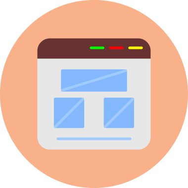 tarayıcı web tasarım simgesi