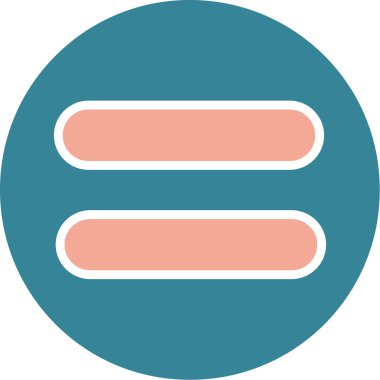 Tek bir izole simgenin vektör illüstrasyonu