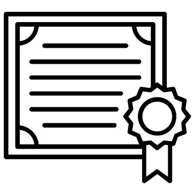 Rozet simge vektör çizim