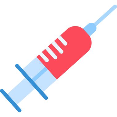 Şırınga web simgesi basit tasarımı