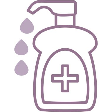 şişe simgesi, vektör illüstrasyonu