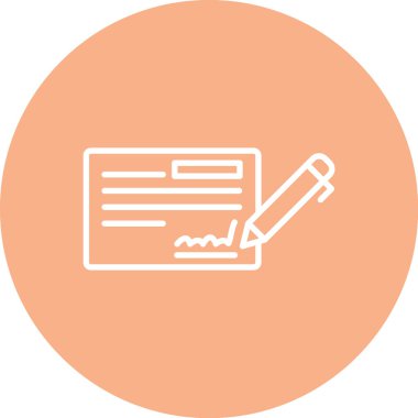 Belge simgesinin vektör illüstrasyonu