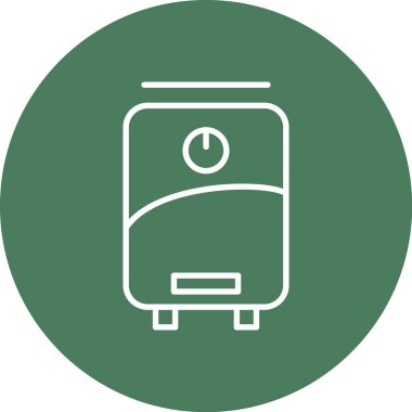 Tren simgesinin vektör illüstrasyonu