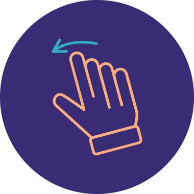 dokunuşun vektör simgesi