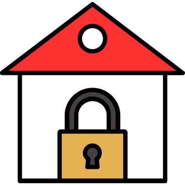 ikon vektör illüstrasyonunu kilitle