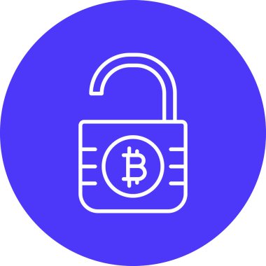 lock icon, vector illustration simple design