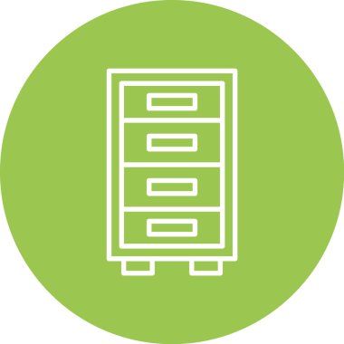 Sunucu. Web simgesi basit illüstrasyon