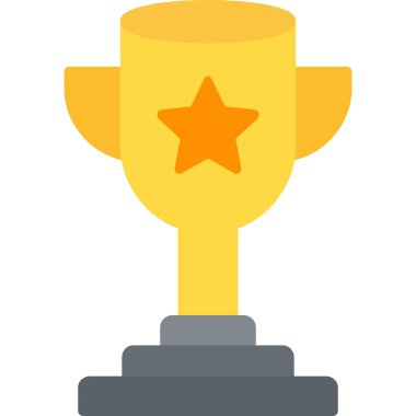 Trophy Düz Vektör Simgesi