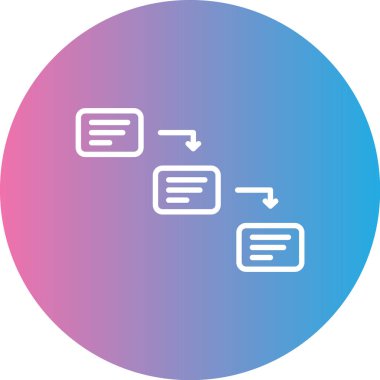 Web simgesi, basit vektör illüstrasyonu