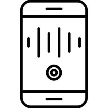 telefon simgesi, vektör illüstrasyonu