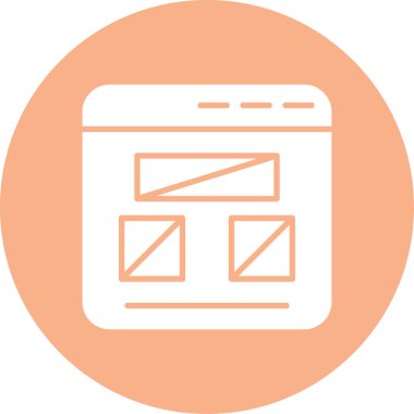 Web tarayıcı vektör çizimi