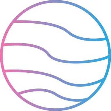 Dünya simgesinin vektör illüstrasyonu