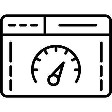 Ölçüm bandı simgesi. Teyp vektör simgesi web tasarımı için ölçme anahat beyaz arka plan üzerinde izole