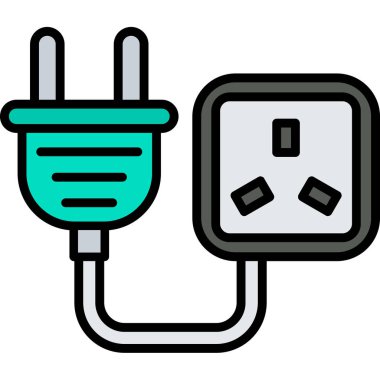 Fiş. Web simgesi basit illüstrasyon