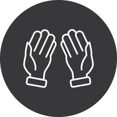 el simgesi vektör illüstrasyonu