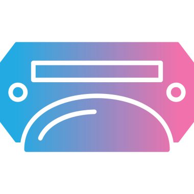 araba yıkama simgesi, vektör illüstrasyonu