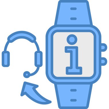 İzle. Web simgesi basit illüstrasyon