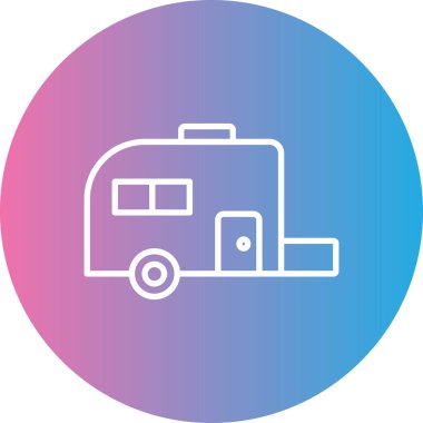 Van simge vektör çizim