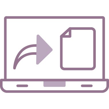 bilgisayar simgesi vektör illüstrasyonu