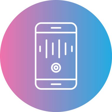 vektör telefon simgesi çizimi