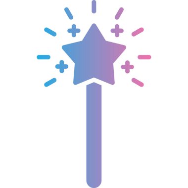 Havai fişek simgesinin vektör çizimi