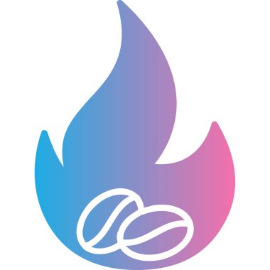 Vektör çizimi. ateş alev simgesi