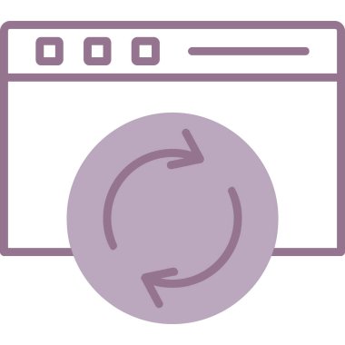 Çamaşır. Web simgesi basit illüstrasyon