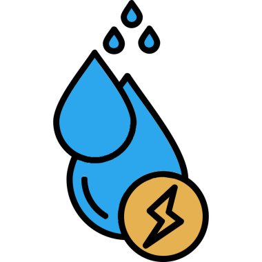 Su damlası. Basit tasarım