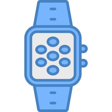 İzle. Web simgesi basit illüstrasyon