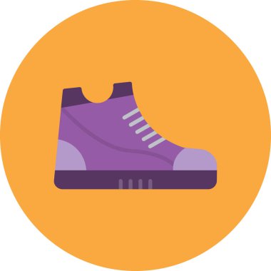 spor ayakkabısı ikon vektör illüstrasyonu