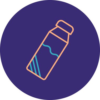 su şişesi simge vektör çizim