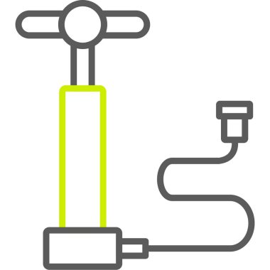 Su vanası ikonlu boru. Web için boru vektör simgelerinin özet çizimi