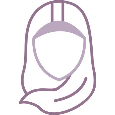 Kumaşlı maske. Vektör çizimi. düzenlenebilir.