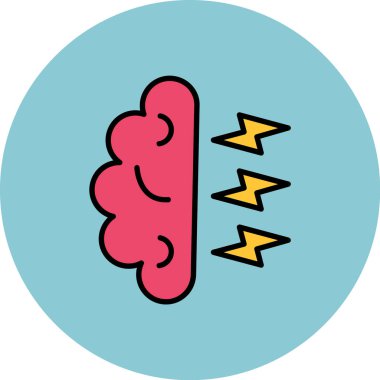 Çizgi film simgesinin vektör çizimi