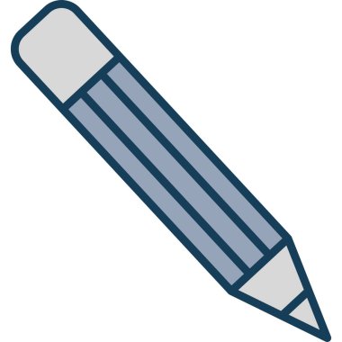 Kalem. Web simgesi basit illüstrasyon