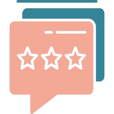 derecelendirme düz vektör simgesi