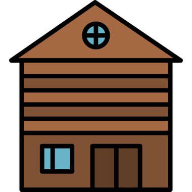 ev simgesi vektör illüstrasyonu