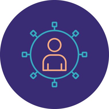 seo modern simgesinin vektör illüstrasyonu