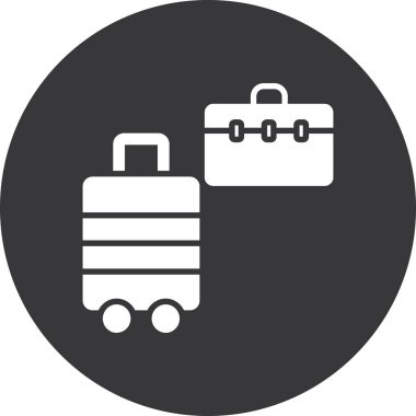 Bagaj simge vektör çizim